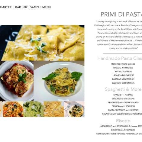 Food onboard KAR # 4