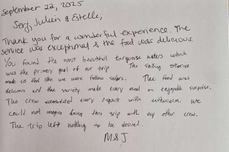 Review img # 22 of the yacht The Blue Dream